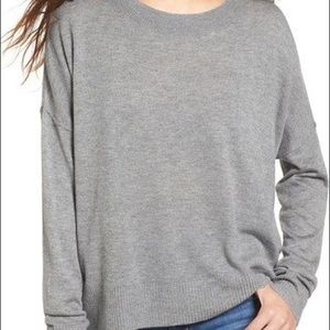 NORDSTROM Drop Shoulder Pullover Sweater
